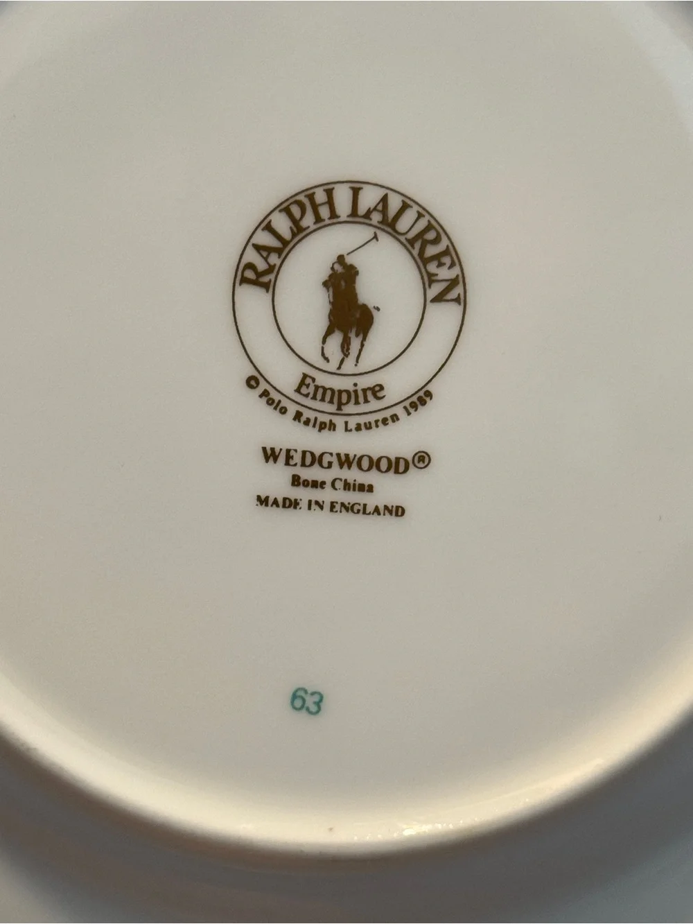 Ralph Lauren Empire by Wedgwood Bread And Butter Plate 6